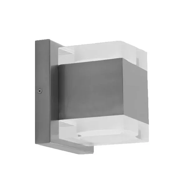Decorative Outdoor Wall Light, Solid Acrylic, 20W Tune 30/40/50K C90, Bronze