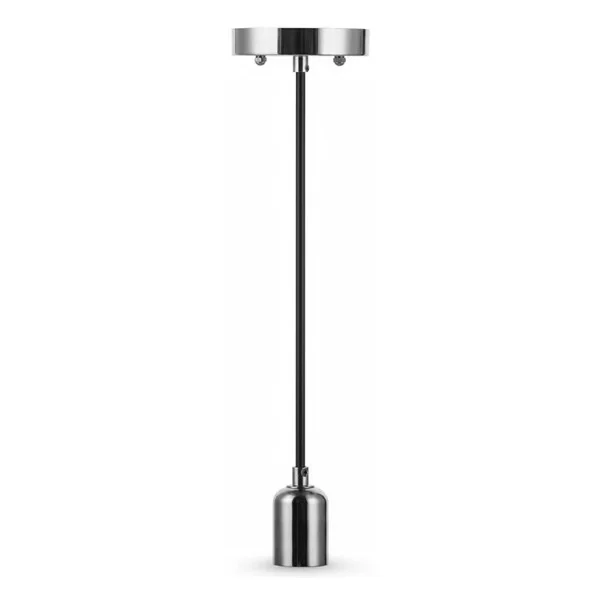 Decorative Socket Pendant, 6FT Cord, E26 Medium Base, 039 Series, Black Cord, Rose Gold or Black Finish - view 2