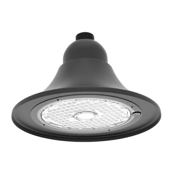 Designer Area Bell Light System, 20", 50W, 160LM/W, 30K/40K/50K, Black