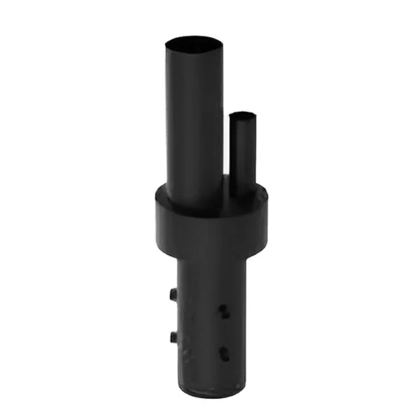Designer Area Bell Light System, 3 Inches Pole-Top Adapter For 1 Solar Bell-Light Arm + Solar Engine Mast