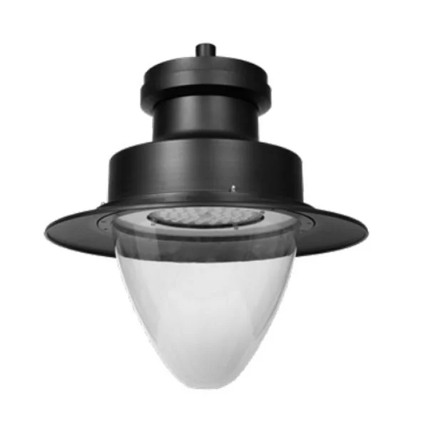 Designer Area Bell Light System, 100W/150W/200W, Selectable CCT, Photocell Disconnect Switch, Sensor Ready, Black