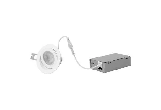 Direct Fit Downlight Gimbal, 3 inch, 8W, Selectable CCT