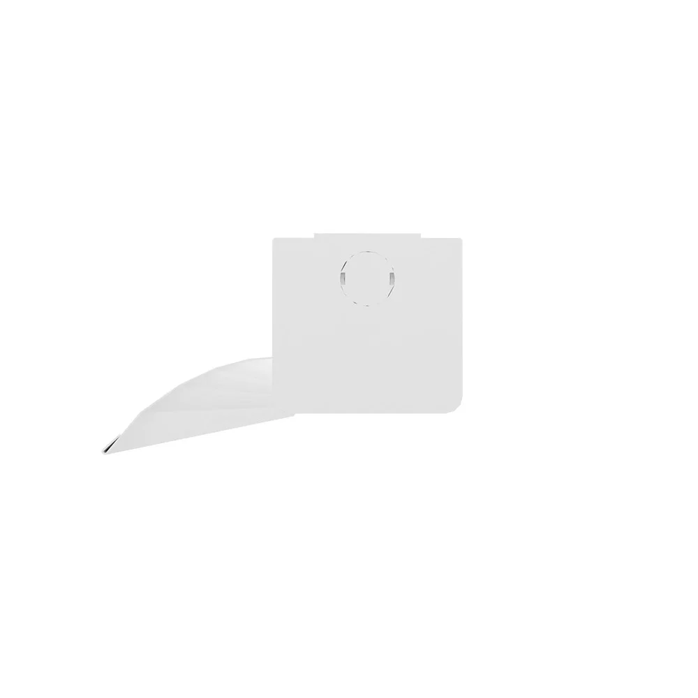 4' Discovery, 6L High Efficacy, Frosted Flat/Curved Lens, Wide Distribution, White Finish - view 2