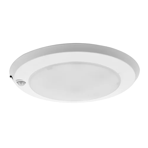 DK-OS Series 6" Disk Light with PIR Sensor, 1123-1235lm, 2700K|3000K|3500K|4000K|5000K, 120V, >90CRI
