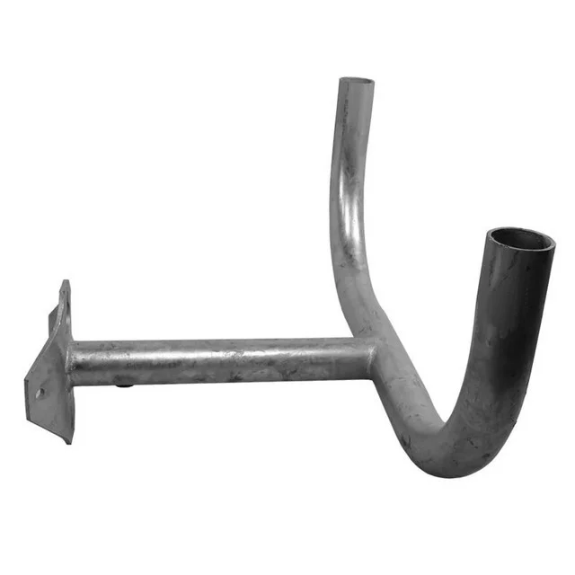 Double Flood Light Bracket, 30 Inch Spread, 2 Inch Steel Pipe