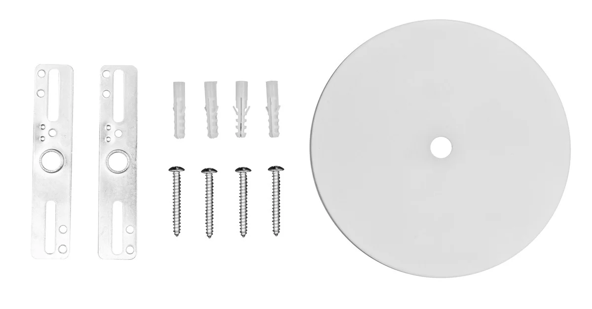 Drop Ceiling Mount, Canopy Kit for Pendant Mount Architectural Strips, White Finish - view 2