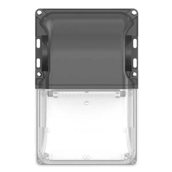Duo Selectable Mini Wall Pack, Power & CCT Selectable, Bronze Finish, Built-in Photocell