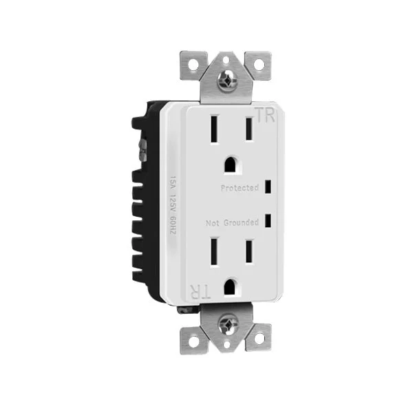 Duplex Receptacle 15A Tamper-Resistant with Surge Suppressor - view 2
