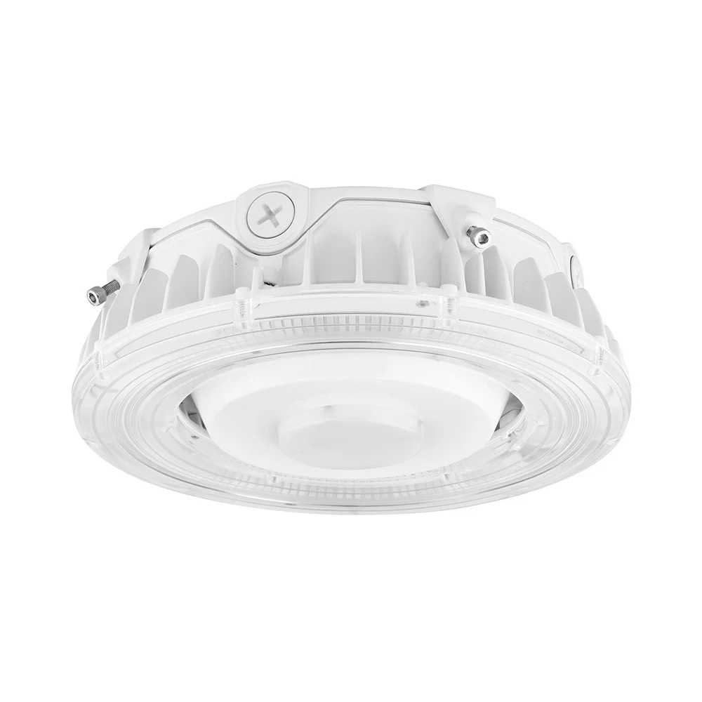 ECR Series, 55 W LED Parking Garage Canopy Light, 3CCT Selectable, Dimmable, Wet Rated, IP65
