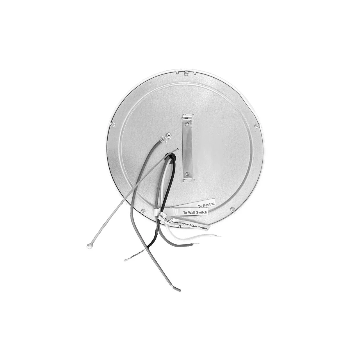 Edge-lit 11" LED Slim Surface Mount Light, White Finish, 11", 3000K, 18W, 120V - view 2