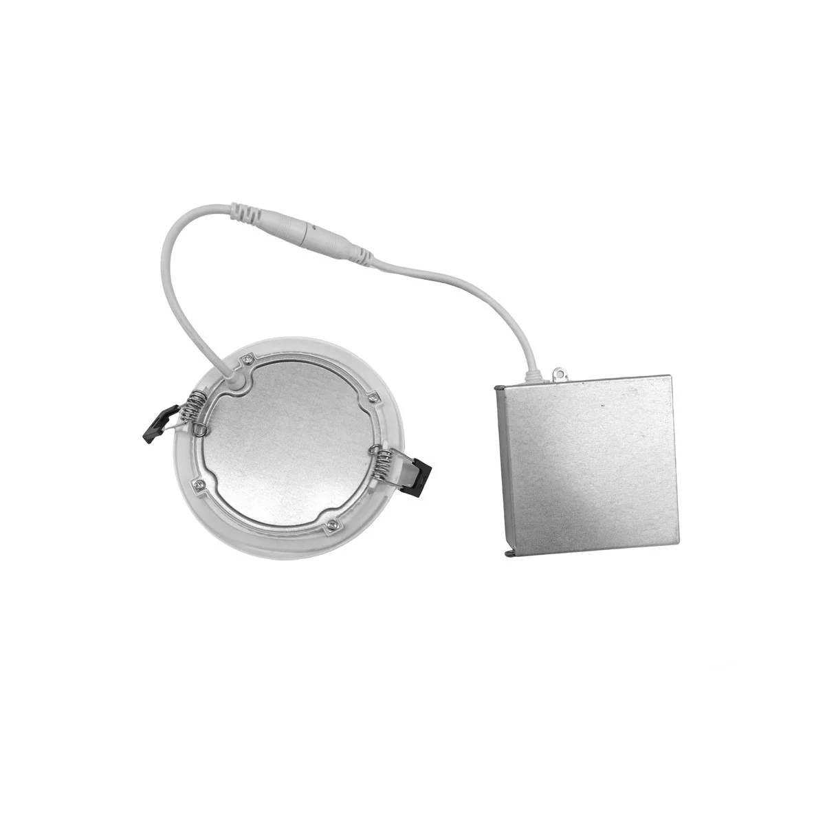 Edge-lit 4" LED Slim Recessed Light, White Finish, 4", 3000K, 9W, 120V - view 2
