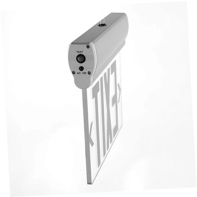 Edgelit LED Exit Sign with Aluminum Housing, XT-EL1GCA-EM - view 2