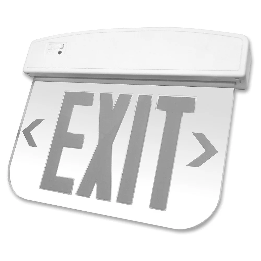 Edgelit Thermoplastic Exit Sign, Double Face - view 2