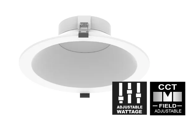 Eco Commercial Downlight, 4" Nominal, Low Wattage, Field Adjustable