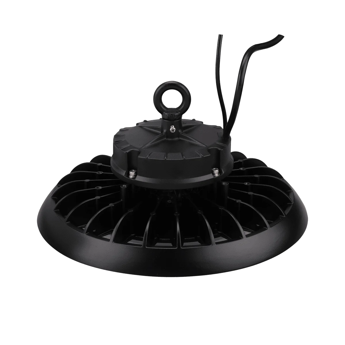 EiKO BAYE3-200-U Series Round High Bay, 200W, 4000K|5000K, 120-277V, Black - view 2