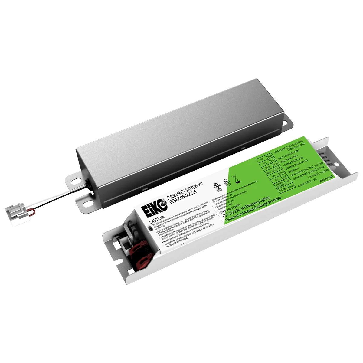 EiKO Emergency Battery Kit, Internal, 15W, 120-277V, 25-50V