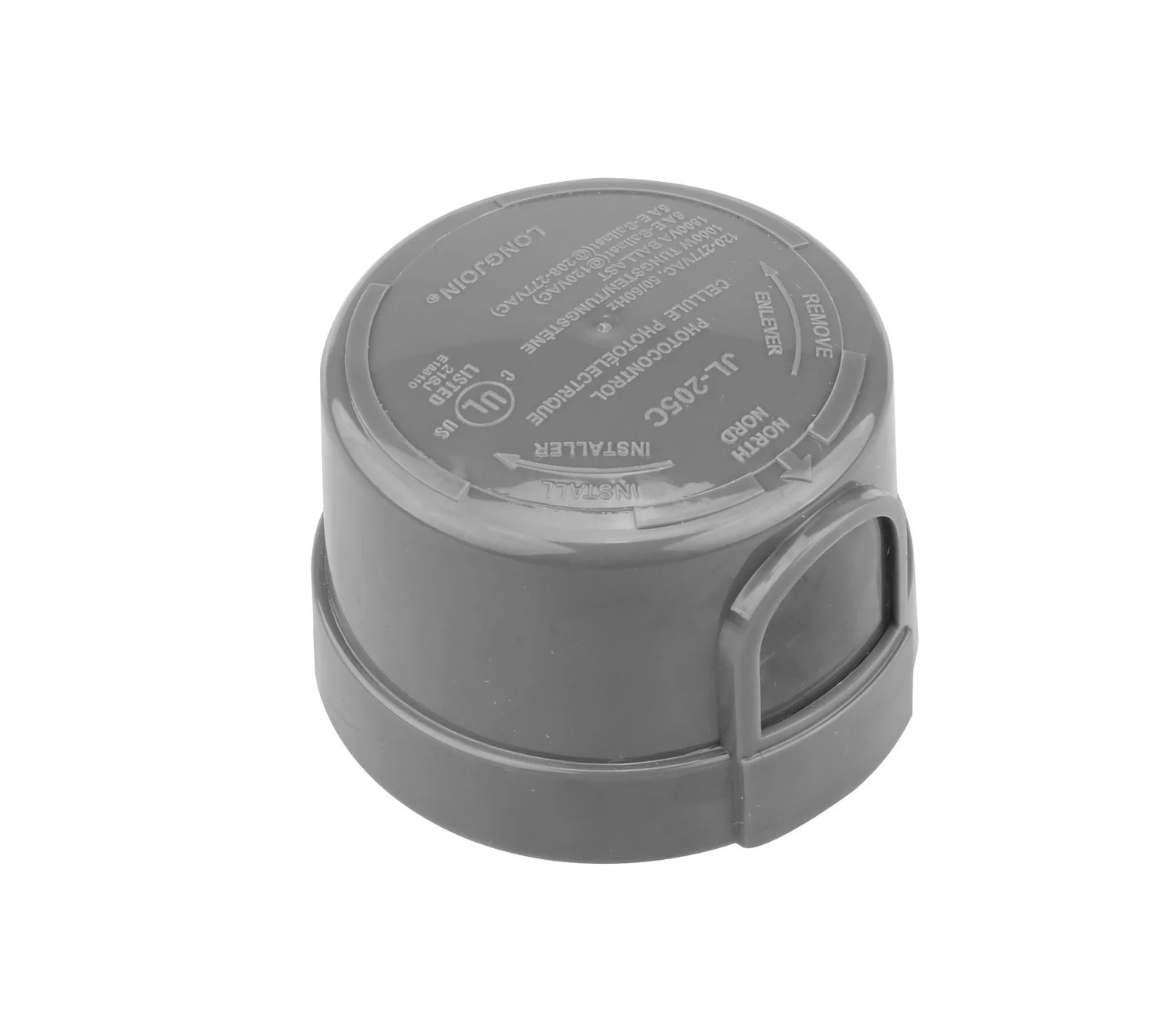 Eiko JL-205C, 3-pin NEMA Twist-Lock On/Off Photocell, 120-277V, IP67, UL Certified
