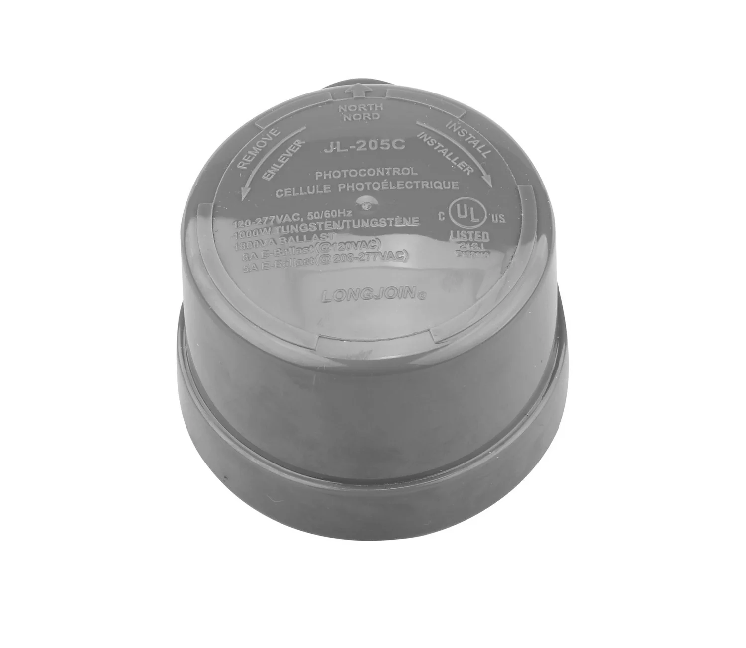 EiKO JL-207C, 3-pin NEMA Twist-Lock On/Off Photocell, 120-277V, IP67, 5-Year Warranty - view 2