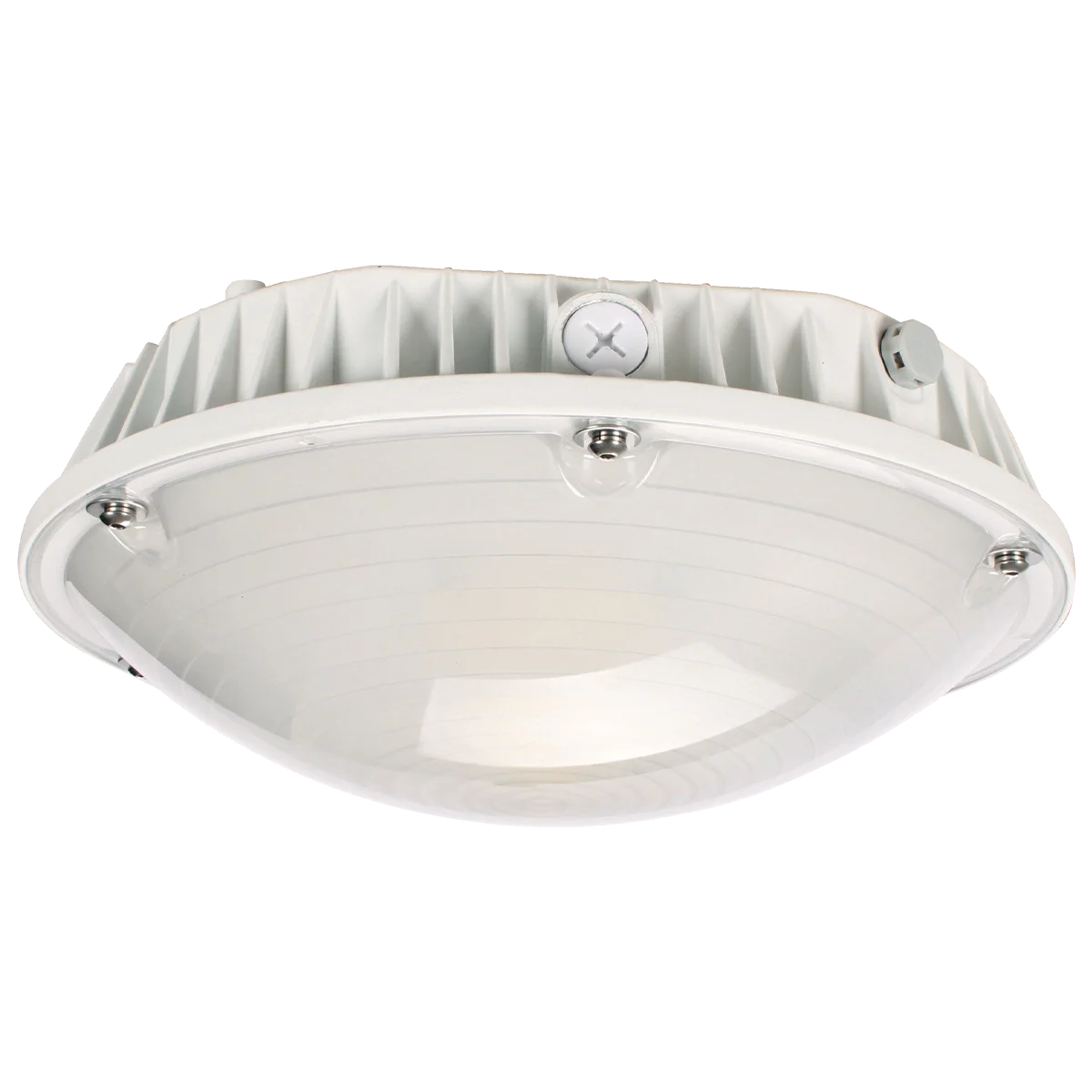 EiKO SCRG Surface Canopy Round Garage, 40W, 5000lm, 5000K, 80+ CRI, 0-10V Dimming, 120-277V, White