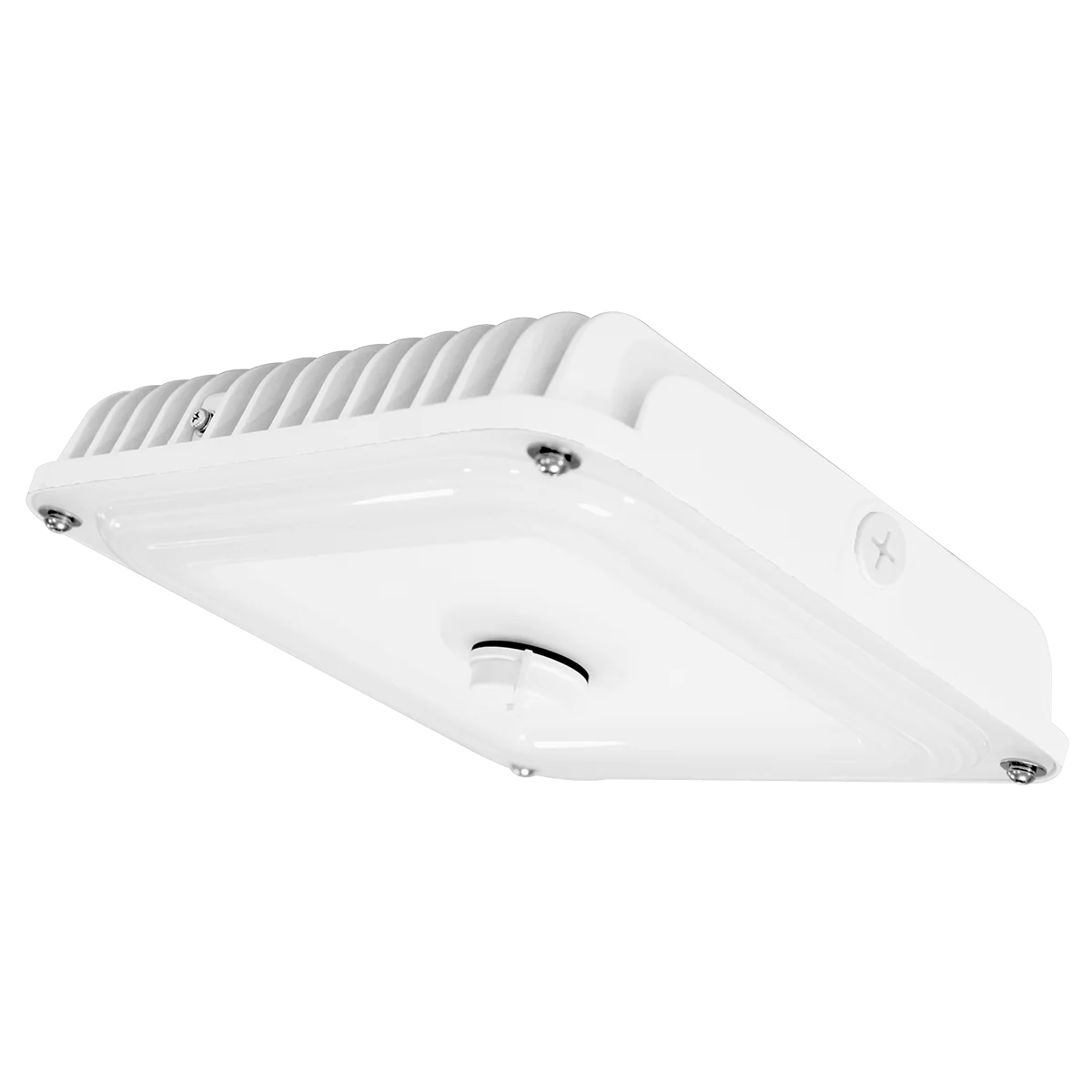 EiKO SCS Surface Canopy Square, PowerSet 60/40/25W, 7400/5200/3350lm, 4000K, >80CRI, 120-277V, 0-10V Dimming, White