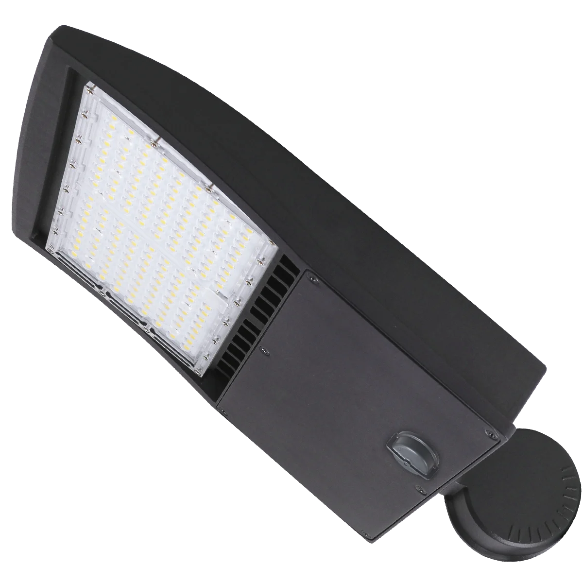 EiKO VERT Area and Site Light, VRT1, 100W, 4000K, 120-277V, 0-10V, Type III, Bronze