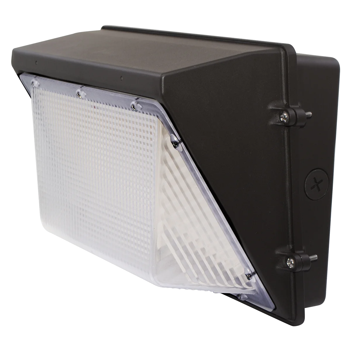 EiKO WPS Standard Wallpack, 46W, 6300 lumens, 70 CRI, 5000K, 277-480V, 0-10V dimming, Bronze
