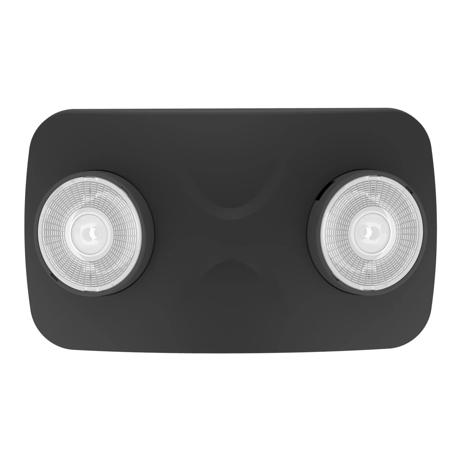 EL Series Modern Mini Emergency Light, M5, Black Finish, 1W per head, 120-277V, 5700K