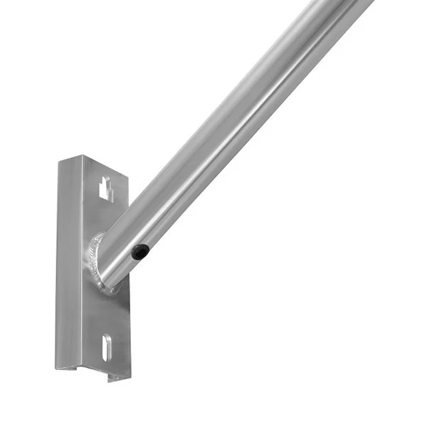 Elliptical Bracket, 4 Foot, 2 Inch Diameter Aluminum Pipe - view 2