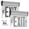Emergence Series, Aluminum Edgelit Exit, Universal Red/Green, Universal Single/Double Face, Universal Mounting - view 3