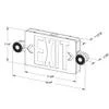 Emergence Series, Black Thermoplastic Combination Exit Sign/Emergency Unit, Field-Selectable Red/Gre...
