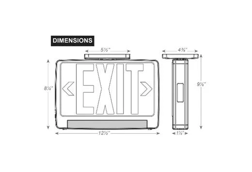 Emergence Series LightBar Combo, Single/Double Face, Green Legend, Black Housing, Remote Capacity, S...