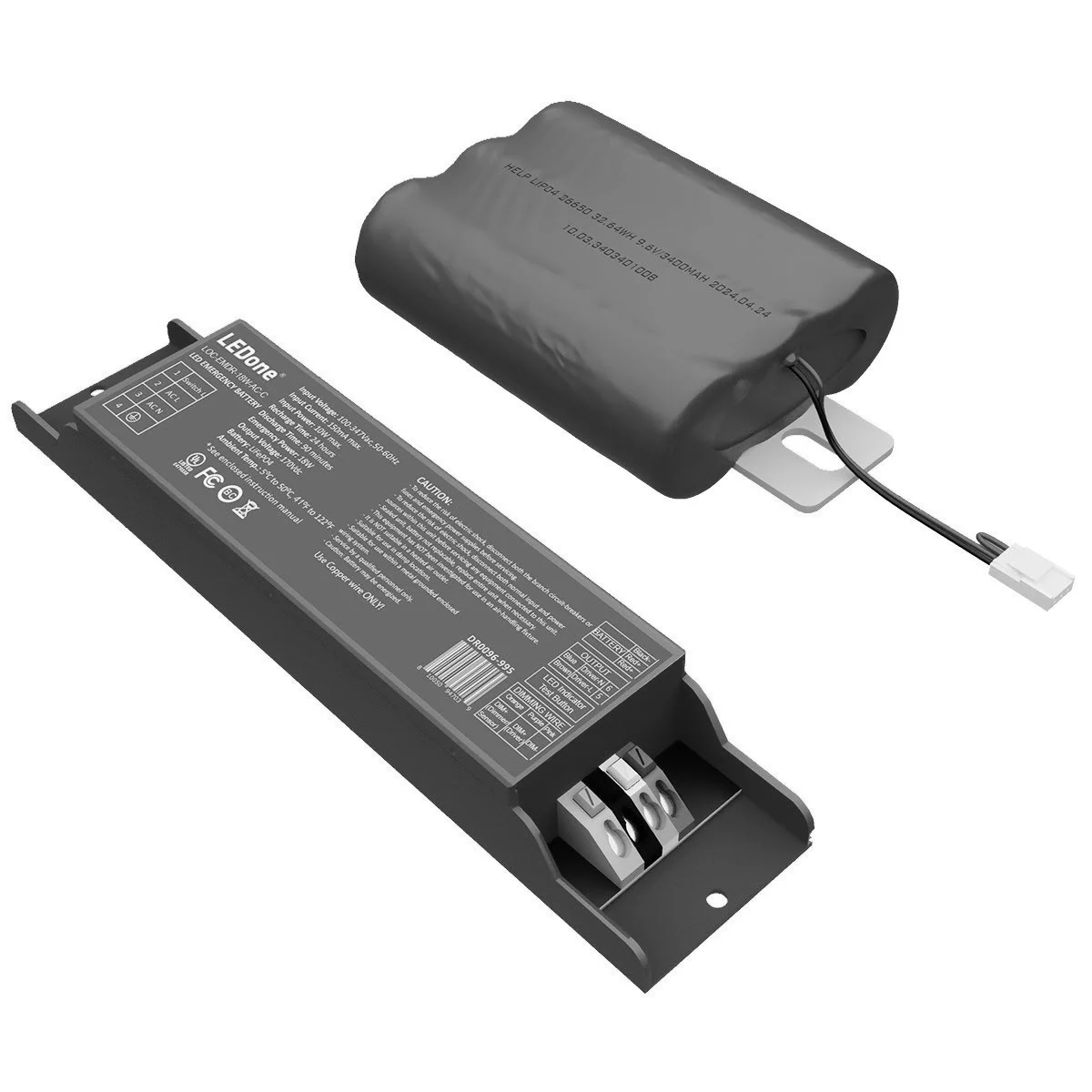 Emergency Driver, 18W, Self-Testing, Li-ion/LiFePO4 Battery - view 2