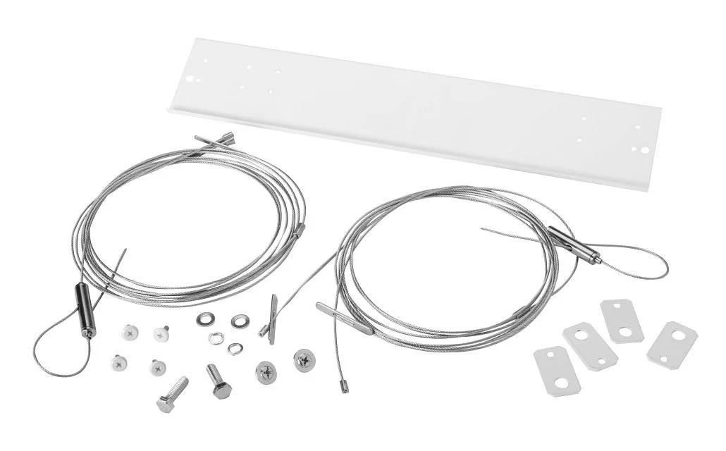 Emergency LED Backup Mounting Kit for LED Highbay Fixtures. Fit's all all -2F- Highbay Fixtures. Includes; Main Bracke