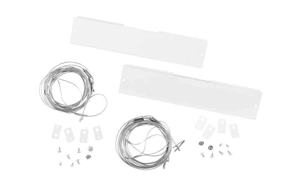 Emergency LED Backup Mounting Kit for LED Highbay Fixtures. Fit's all all -1.5F- Highbay Fixtures. Includes; Main Brac