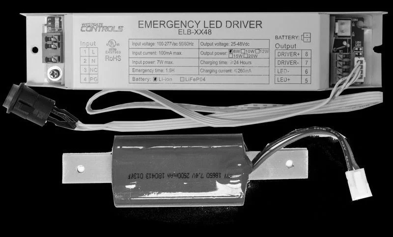 Emergency LED Driver, 48V Output, 8W Max Output Power, 1.5 Hour Emergency Time - view 2