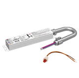 Emergency LED Inverter, 8W, 100-277V AC, 50/60Hz, 24h charge, 90 min run time, UL 924