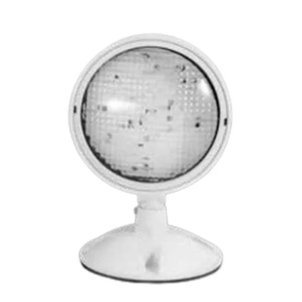 Emergency Light,1 Head, Wet Location, LED, White