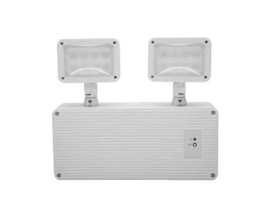 Emergency Light LED, 2 Heads, High Capacity, High Lumen Output, Battery Backup