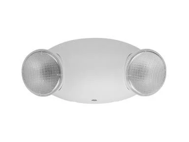 Emergency Light LED, 2 Heads, High Lumen Output, Self-Diagnostic, Battery Backup