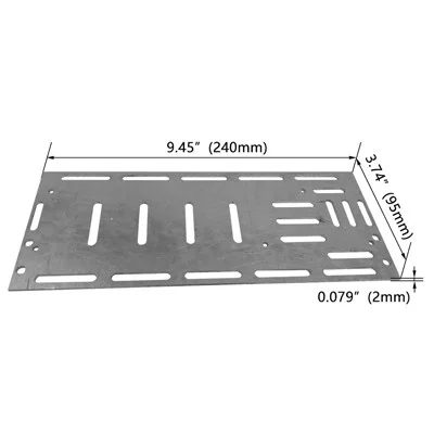 Emergency Power Supply Adapter Plate, Split-Type, Model BLD-AP24095-EC - view 2