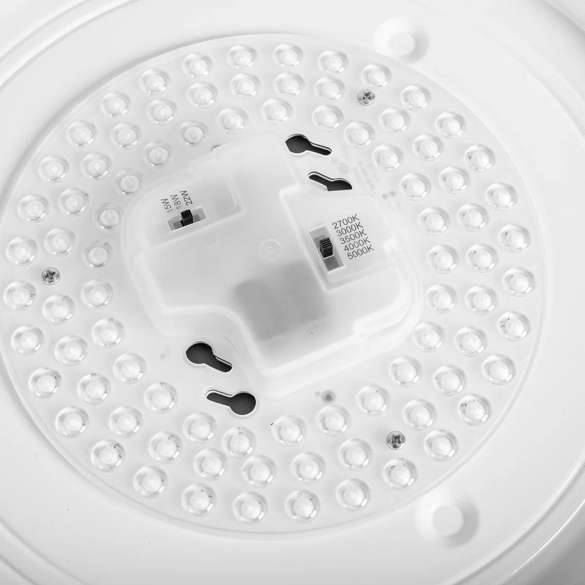 Energetic Lighting FMR Series LED Round Flush Mount, 13", 15W/18W/22W, 1000/1260/1540lm, 120V, 2700K...