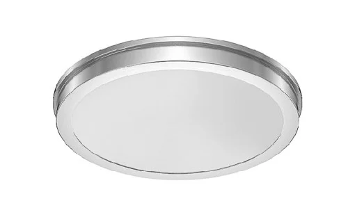 Energetic Lighting FMS01R LED Round Flush Mount, 14", 1560 lumens, 24W, 120V, 2700K/4000K/5000K, 90 CRI, Brushed Nickel