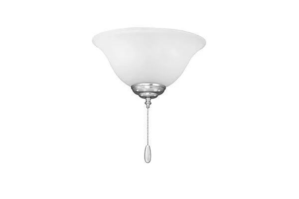 Energy Star 4.0 Ceiling Fan Light Kit Satin Glass Lens, White