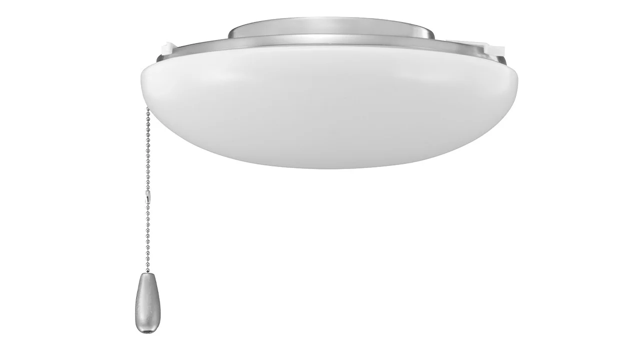 Ceiling Fan Light Kit, White Finish, 120V, 3000K, 90 CRI, 1600 Lumens, 18W, Dimmable TRIAC