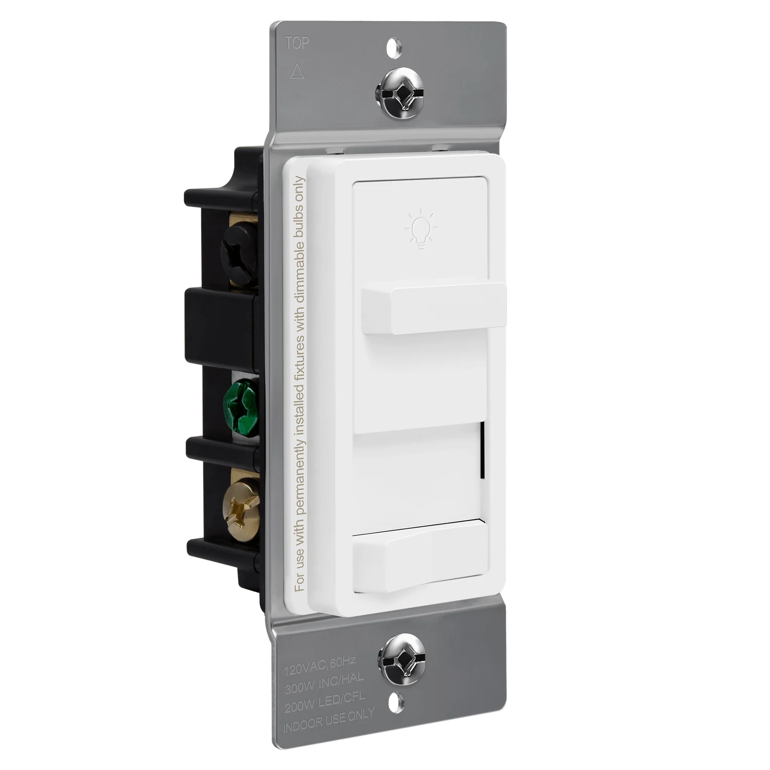 3-Speed Fan Control and Light Switch, Single Pole - view 2