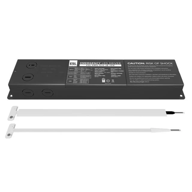 ESL Vision LED Emergency Driver, EMG, SL6 Family, Junction Box, 8W - view 3