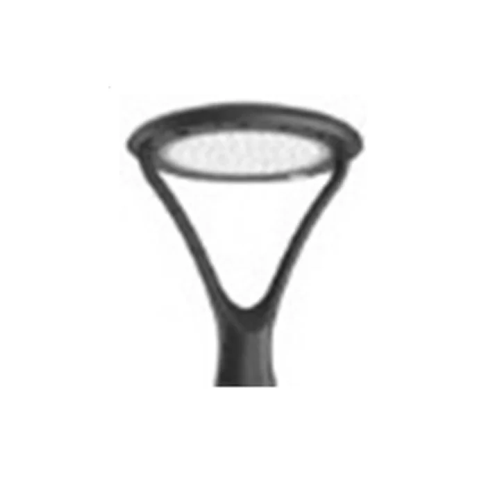 Euri Lighting 16" Post Top Light Fixture, 135W, Wattage Selectable 80W/60W/50W/40W, 3000K/4000K/5000K, 120-277V, 0-10...