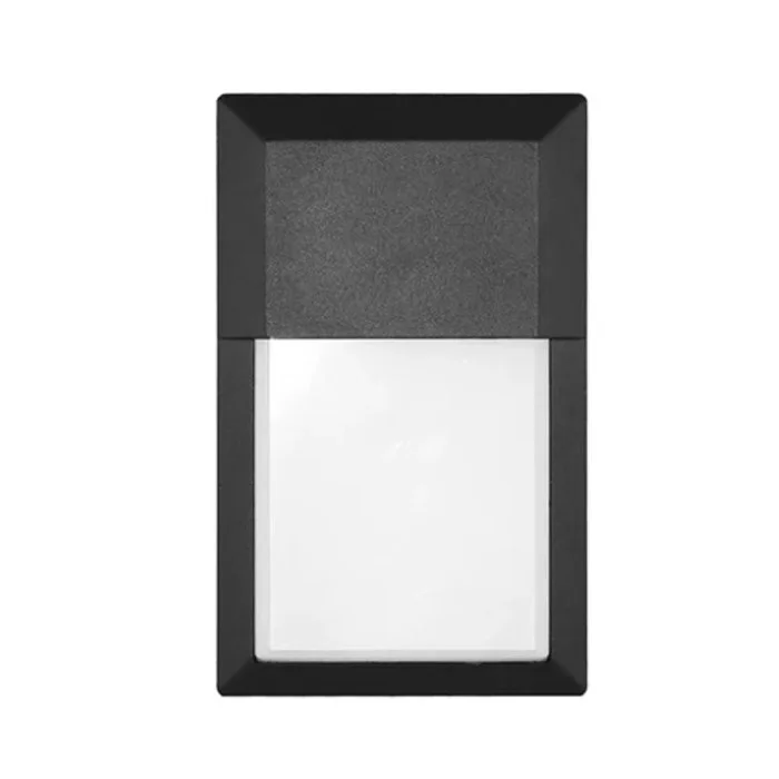 Euri Lighting LED Outdoor Mini Wall Pack, Black, 16W, 120V, 1200lm, 5CCT Selectable 2700K-3000K-3500K-4000K-5000K, 80...