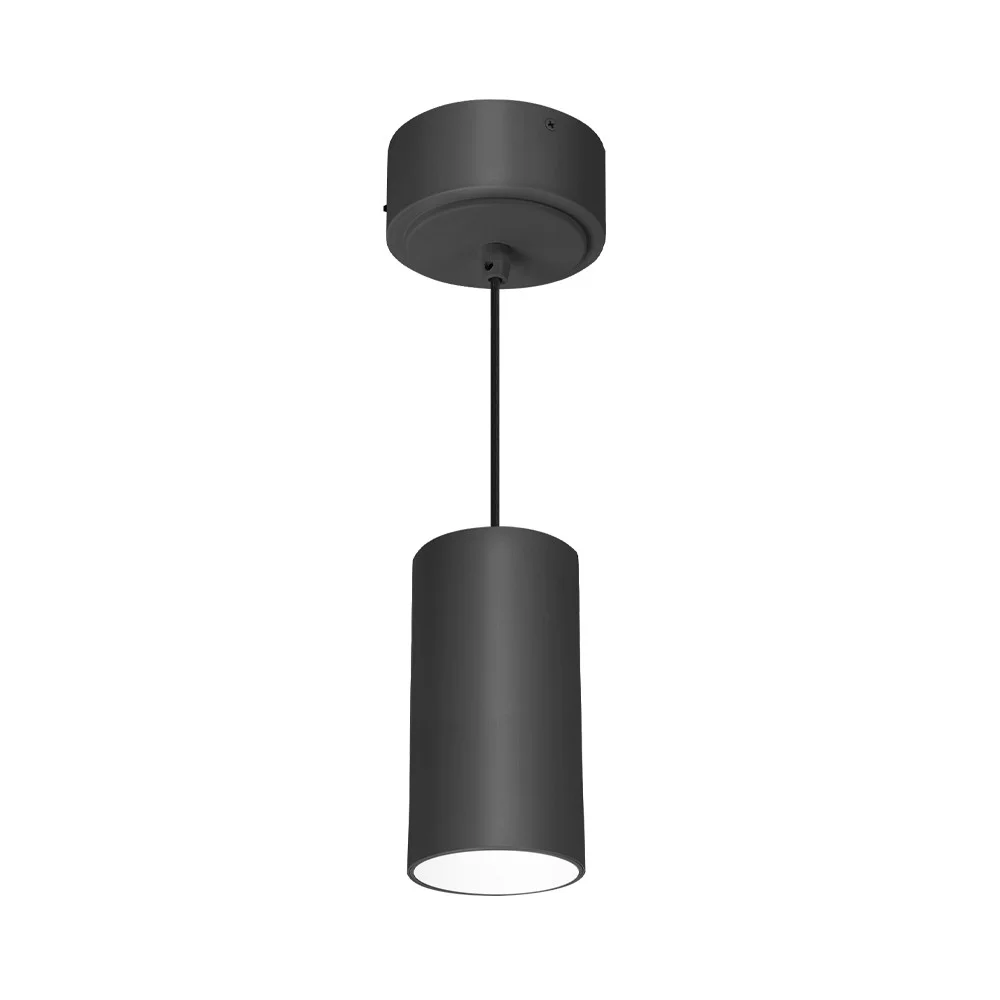 Euri Lighting LED Pendant Light, 3" Cylinder Pendant, 22W, 1300lm, 120-277V, 5CCT Selectable, 2700K-6000K, 90CRI, 24°...