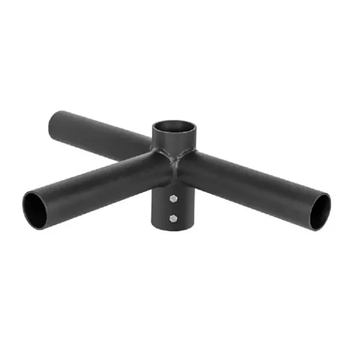 Euri Lighting Round Triple Horizontal Tenon Adapter, 90°, 2.5", Dark Bronze